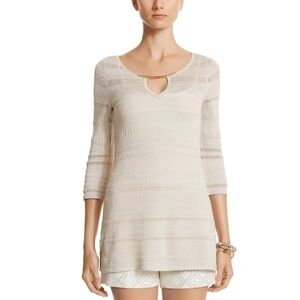 White House Black Market Keyhole Tunic